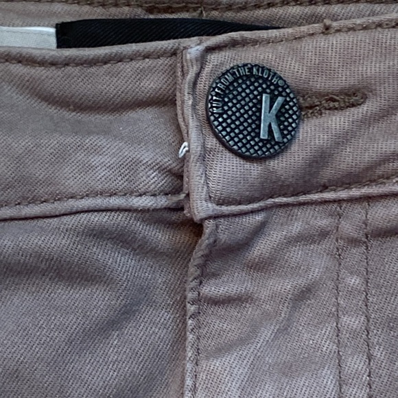 KUT FROM THE CLOTH, Amy Crop Straight Leg” pants, Color: Gray, Size: 12, frayed - Picture 5 of 11